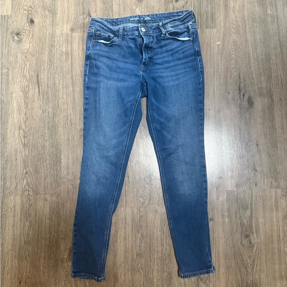 Old Navy Blue Skinny Jeans Versatile Stretch
